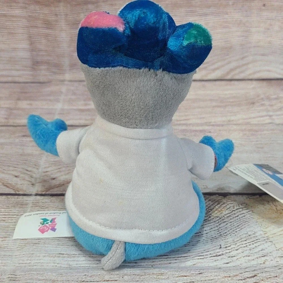 Mandeville Cuddly Collectable Plush Paralympic Mascot Stuffed Animal 6" New - Picture 5 of 12